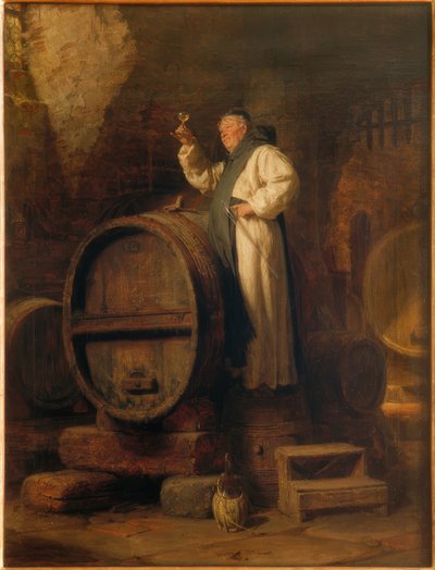 The Wine Tasting in the Cellar by Eduard von Grutzner