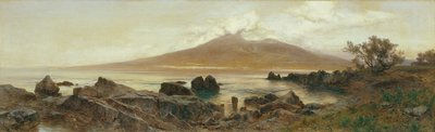 Mount Vesuvius by Eduard Peithner von Lichtenfels