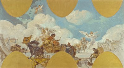 Apotheosis of Emperor Maximilian I by Eduard Veith