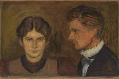Aase and Harald Norregaard by Edvard Munch