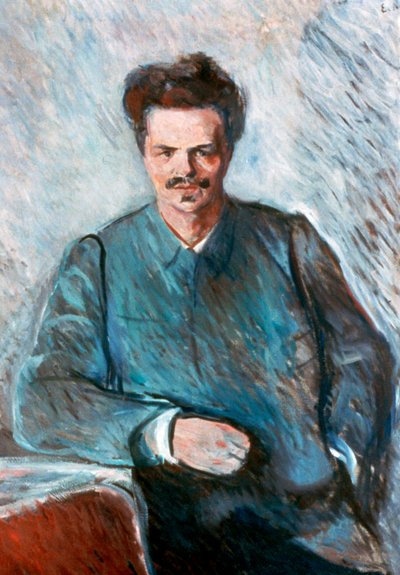 August Strindberg by Edvard Munch