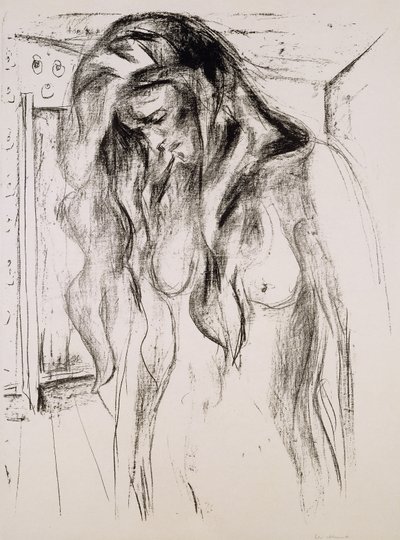 Crying Girl by Edvard Munch
