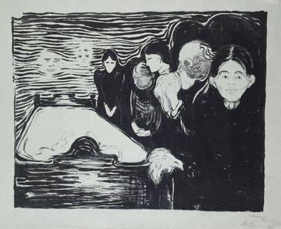 Death Throes by Edvard Munch