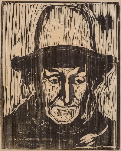 The Old Fisherman by Edvard Munch