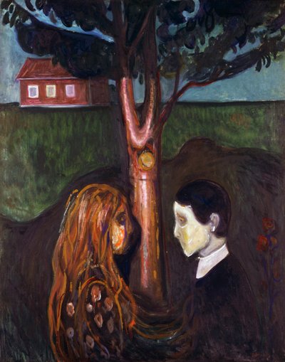 Eyes in eyes by Edvard Munch