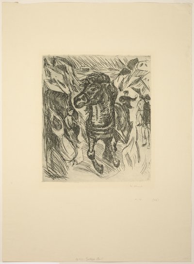 Galloping Horse by Edvard Munch