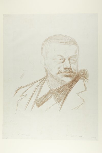 Gunnar Heiberg by Edvard Munch