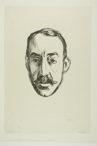 Henry van de Velde by Edvard Munch