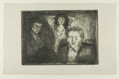 Jealousy by Edvard Munch