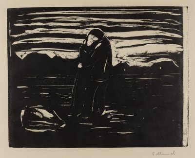 Kiss in the Field, 1905 by Edvard Munch