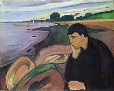 Melancholy by Edvard Munch