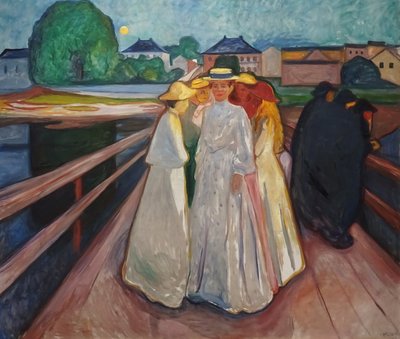 On the Bridge by Edvard Munch