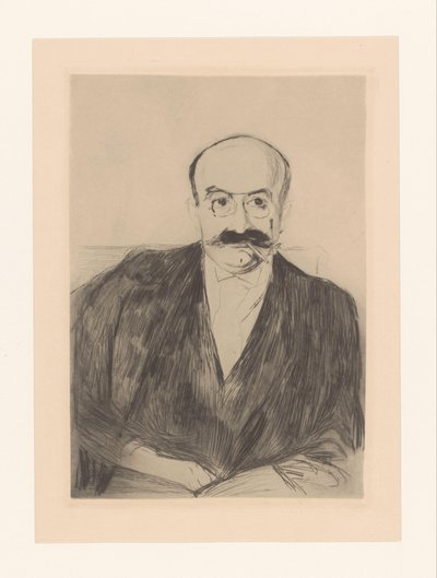 Portrait of Dr. Max Asch by Edvard Munch