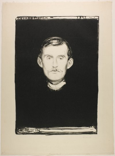 Self-Portrait by Edvard Munch