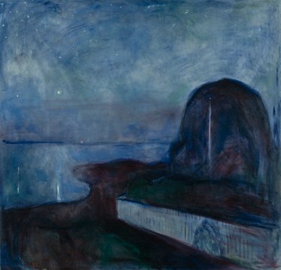 Starry Night by Edvard Munch