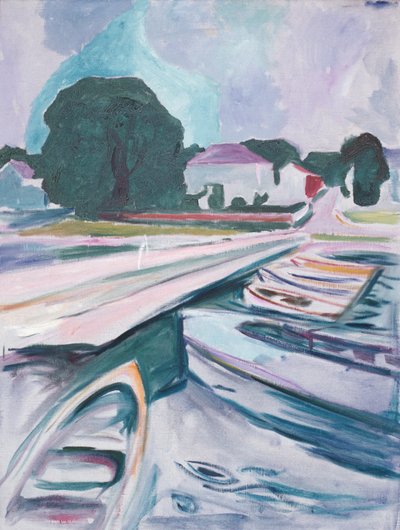 The Bridge at Aasgaardstrand by Edvard Munch