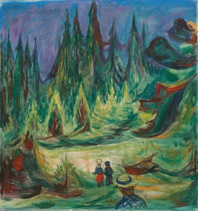 The Fairytale Forest by Edvard Munch