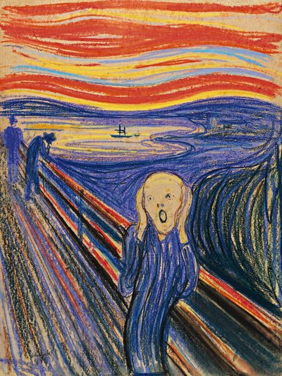The Scream, 1895 by Edvard Munch