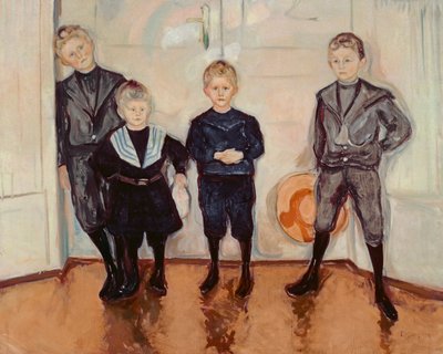 The Four Sons of Dr. Max Linde by Edvard Munch