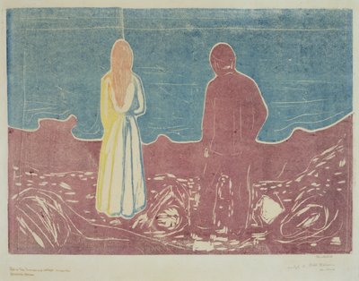 Two People, 1899 (The Lonely Ones) by Edvard Munch