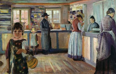 Vrengen Village Shop by Edvard Munch