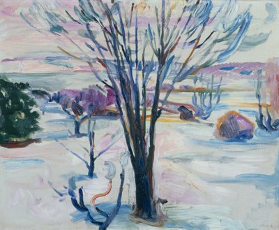 Winter Landscape from Jeløya by Edvard Munch
