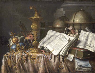 Vanitas Still Life by Edwaert Collier