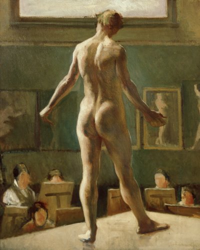 Male Figure Standing by Edward Alexander Wadsworth