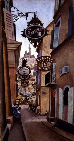 Rue de la Reynarde, Marseilles by Edward Alexander Wadsworth