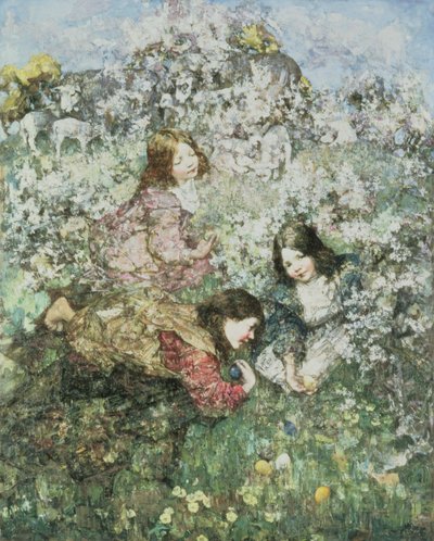 Easter Eggs by Edward Atkinson Hornel