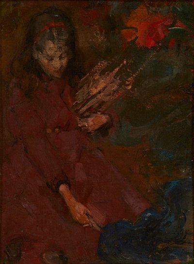 Gathering Firewood by Edward Atkinson Hornel