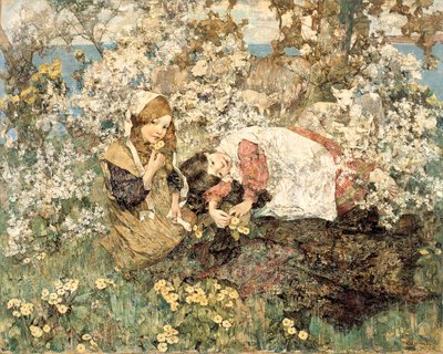 Spring Idyll by Edward Atkinson Hornel