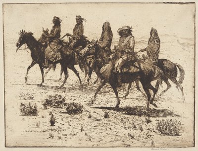 Navajos by Edward Borein