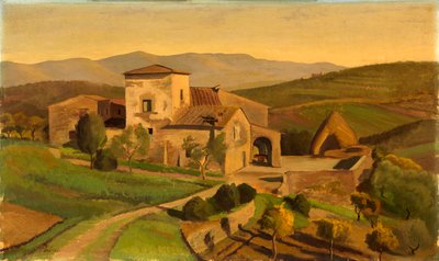 A Tuscan Farm, ca. 1926-1931 by Edward Bruce