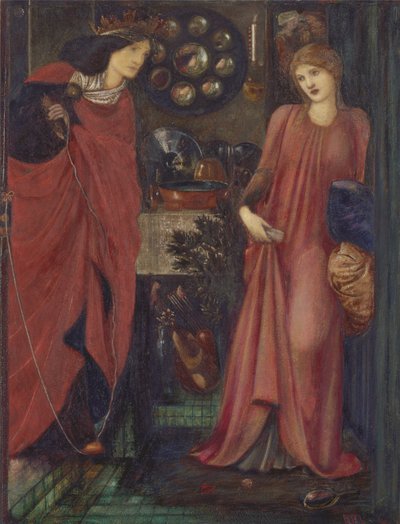 Fair Rosamund and Queen Eleanor by Edward Burne Jones