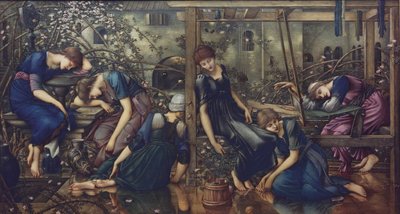 The Garden Court by Edward Burne Jones