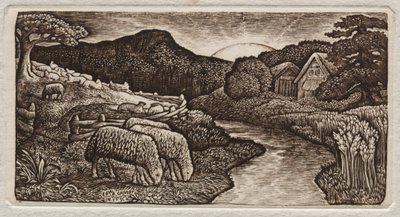 The Sheep of His Pasture by Edward Calvert