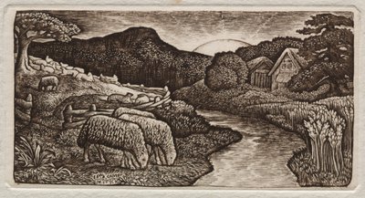 The Sheep of His Pasture by Edward Calvert