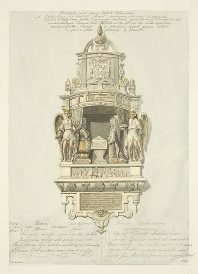 Monument to Robert Codrington by Edward Cashin