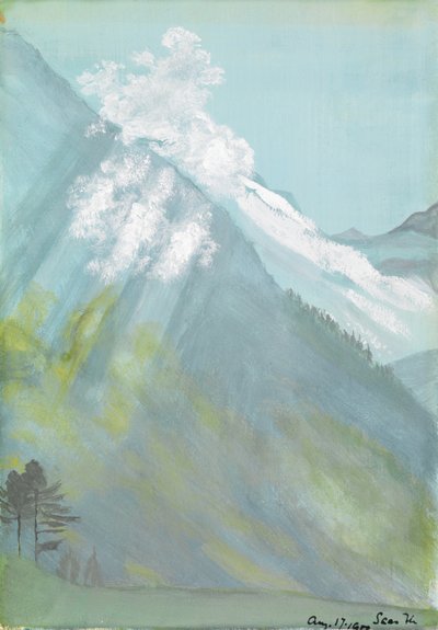 Saas-Fee, Switzerland by Edward Clifford
