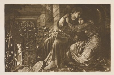 Love Among the Ruins by Edward Coley (after) Burne Jones