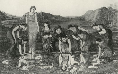 Mirror of Venus by Edward Coley (after) Burne Jones
