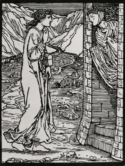 The Speaking Tower by Edward Coley (after) Burne Jones