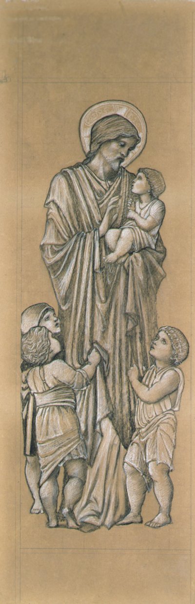 Christ Blessing the Little Children by Edward Coley Burne Jones