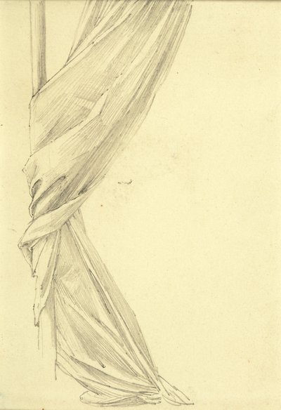 Drapery Study by Edward Burne Jones