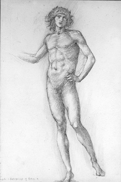 Love, Romaunt of the Rose by Edward Coley Burne Jones