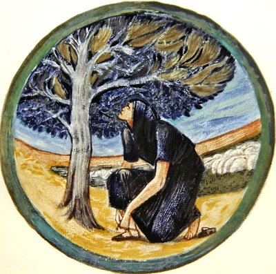 The Flower Book: XXXVII. Fire Tree by Edward Coley Burne Jones