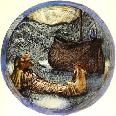 The Flower Book: XXXV. Meadow Sweet by Edward Coley Burne Jones