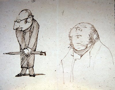 Two Patrons by Edward Coley Burne Jones