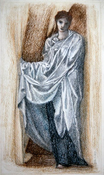 Woman in a Classical Robe by Edward Coley Burne Jones